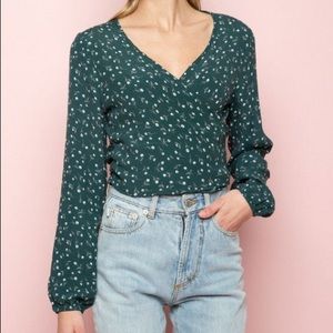 Brandy Melville Wrap Top